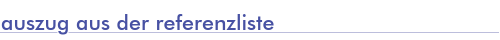 auszug aus der referenzliste
